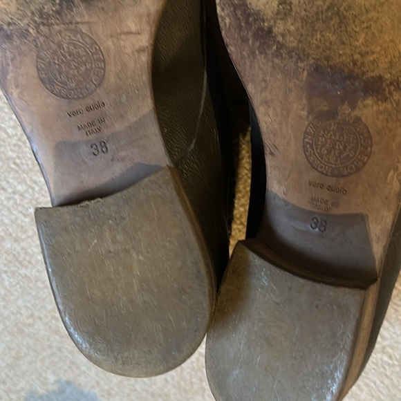 Italian leather vintage unisex Vero Cuoio dress shoes - size 38 - lace up oxford - Picture 6 of 10